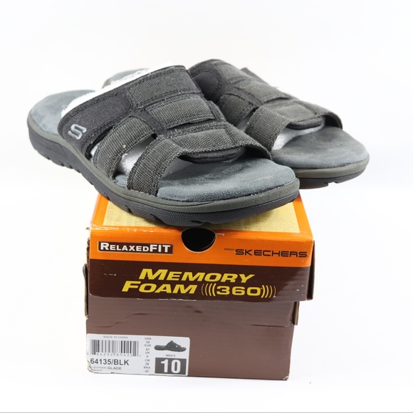 mens foam sandals